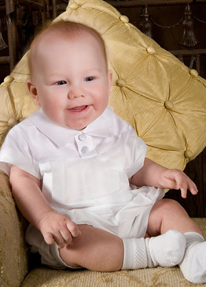 Baptism Outfits Baby Boys on For Your No Frills Baby Boy The Owen Shantung Christening Outfit