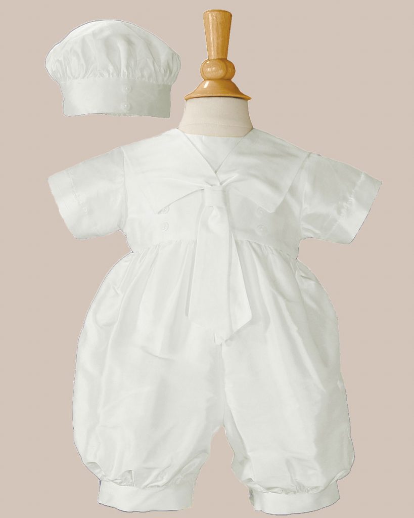 Baby Boys Poly Cotton Button Up White Dress Shirt Bodysuit Romper with  Collar - One Small Child